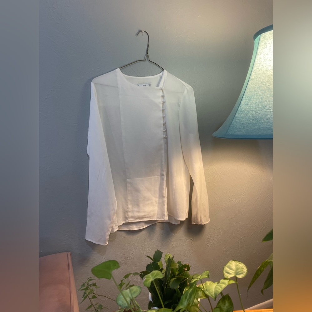 MNG off white suit.